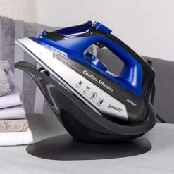 Beldray BEL0747N 2-in-1 Cordless Steam Iron, 2600 W, Blue, Plastic -Household Cleaning Supply Store 415SDO4vBZL