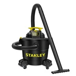 Stanley Wet/Dry Vacuum SL18191P, 10 Gallon 4 Horsepower 16 FT Clean Range Shop Vacuum, Ideal For Home/Garage/Laundry Rooms With Vacuum Attachments, Strong Suction Large Capacity Multiple Accessories