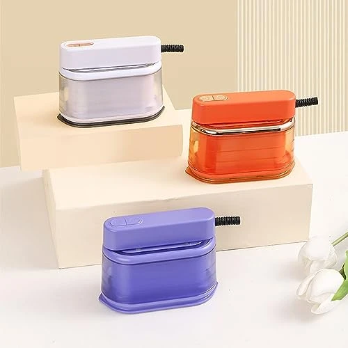 Portable Steamer For Clothes, Handheld Garment Clothing Steamer Iron, Ironing & Steaming 2 In 1, Large Soleplate, Fabric Wrinkle Remover For Home And Travel (Gray : Purple) 3 Portable Steamer For Clothes, Handheld Garment Clothing Steamer Iron, Ironing & Steaming 2 In 1, Large Soleplate, Fabric Wrinkle Remover For Home And Travel (Gray : Purple)