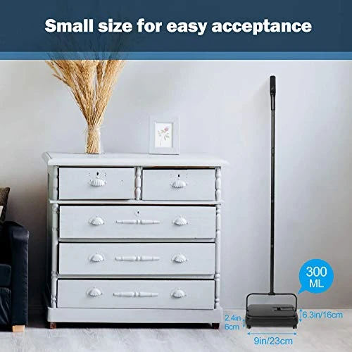 Eyliden Carpet Sweeper, Mini Size Lightweight Hand Push Carpet Sweepers - No Noise, Non-Electric - Easy Manual Sweeping, Automatic Compact Broom Only For Carpet Cleaning 5 Eyliden Carpet Sweeper, Mini Size Lightweight Hand Push Carpet Sweepers - No Noise, Non-Electric - Easy Manual Sweeping, Automatic Compact Broom Only For Carpet Cleaning - Image 3