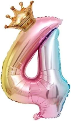 Ntpwenla Aluminum Film 32 Inch Digital Crown Foil Number Balloons Gradient Color Digital Balloon,Baby Birthday Shower Wedding Anniversary Balloon (1) 15 Ntpwenla Aluminum Film 32 Inch Digital Crown Foil Number Balloons Gradient Color Digital Balloon,Baby Birthday Shower Wedding Anniversary Balloon (1) -Household Cleaning Supply Store 417M6 Ei3sL. AC