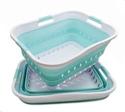 SAMMART 42L (11 Gallon) Collapsible Plastic Laundry Basket - Foldable Pop Up Storage Container/Organizer - Portable Basket - Space Saving Hamper/Basket (2, White/Grey) 27 SAMMART 42L (11 Gallon) Collapsible Plastic Laundry Basket - Foldable Pop Up Storage Container/Organizer - Portable Basket - Space Saving Hamper/Basket (2, White/Grey) -Household Cleaning Supply Store 418IeNfHh0L. AC
