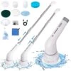 Electric Spin Scrubber, 2023 New Upgraded Cordless Electric Cleaning Brush With 8 Replacement Brush Head, 2 Speeds, Bathroom Shower Power Scrubber With Adjustable Extension Arm For Bathtub Tile Floor 1 Electric Spin Scrubber, 2023 New Upgraded Cordless Electric Cleaning Brush With 8 Replacement Brush Head, 2 Speeds, Bathroom Shower Power Scrubber With Adjustable Extension Arm For Bathtub Tile Floor -Household Cleaning Supply Store 418Y9wzKxHL