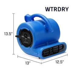 B-Air VP-25 1/4 HP 900 CFM Air Mover For Water Damage Restoration Equipment Carpet Dryer Floor Blower Fan Home And Plumbing Use, Blue -Household Cleaning Supply Store 418ajf3CV7L