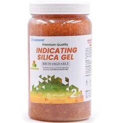Wisesorb 2LBS [1 Quart] Premium Silica Gel Desiccant [Orange To Dark Green, Industry Standard 2-4 Mm], Indicatong Desiccant Beads, Reusable Moisture Absorber Beads For Storage -Household Cleaning Supply Store 418iAHwF5AL 1