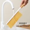 Kpoooku Hand Broom Cleaning Brushes- Soft Counter Duster Furniture Dusters Brush With Long Wooden Handle Household Dusting Tool (1 -Household Cleaning Supply Store 418kOp0Wa5L