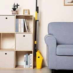 Yocada Heavy Duty Broom And Dustpan Set Commercial Outdoor Indoor 2+1 Perfect For Courtyard Garage Lobby Mall Market Floor Home Kitchen Room Office Pet Hair Rubbish -Household Cleaning Supply Store 418sQPWCMzL