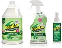 OdoBan Ready-to-Use Disinfectant And Odor Eliminator, Set Of 3, 4 Ounce Travel Spray, 32 Ounce Spray, 1 Gallon Concentrate, Original Eucalyptus Scent -Household Cleaning Supply Store 419Y1ElxhL. AC