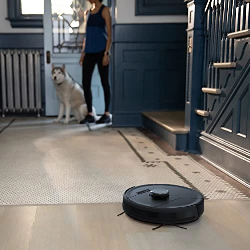 BObsweep PetHair SLAM Robot Vacuum Cleaner, Battery-Powered Cordless Vacuum, Smart Floor Cleaner, 13” L X 13” W X 4” H, Jet 4 BObsweep PetHair SLAM Robot Vacuum Cleaner, Battery-Powered Cordless Vacuum, Smart Floor Cleaner, 13” L X 13” W X 4” H, Jet - Image 2
