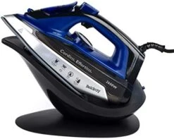 Beldray BEL0747N 2-in-1 Cordless Steam Iron, 2600 W, Blue, Plastic -Household Cleaning Supply Store 41B1aAANOdL. AC