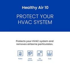 AprilAire 401 Replacement Furnace Filter For AprilAire 2400, Space-Gard 2400 Whole-House Air Purifiers - MERV 10, 16x25x6 Air Filter (Pack Of 1) -Household Cleaning Supply Store 41DyRffUGML