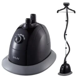 SALAV GS34-BJ 1500W Standing Full-Size Garment Steamer With 360 Swivel Multi-Hook Hanger And 4 Steam Settings, Black