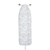 Simplify Ironing Board Cover & Pad | Scorch Resistant | Cotton | Thick Padding | Stretch Elastic Fit | Hook And Loop Fasteners | White