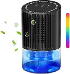 Dehumidifiers For Home - 35oz Bathroom Dehumidifier Portable Small Dehumidifier With Auto Defrost Function,2 Working Modes,Smart Auto-Off,Ultra Quiet For Bedroom,Basement,Room,Wardrobe,Kitchen - White -Household Cleaning Supply Store 41HTFsanGfL. AC