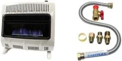Mr. Heater 30,000 BTU Vent Free Blue Flame Natural Gas Heater MHVFB30NGT & F299201 Vent-Free Blower Accessory Kit (2016-present), Multi -Household Cleaning Supply Store 41IDl7UMGWL. AC