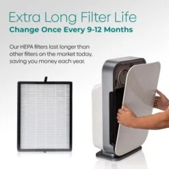 Alen 45i Air Purifier, Quiet Air Flow For Large Rooms, 800 SqFt, Air Cleaner For Allergens, Dust, Mold, Pet Odors With Long Filter Life (Dust, Mold, Odor) (Air Purifier) -Household Cleaning Supply Store 41IUR2yFHNL