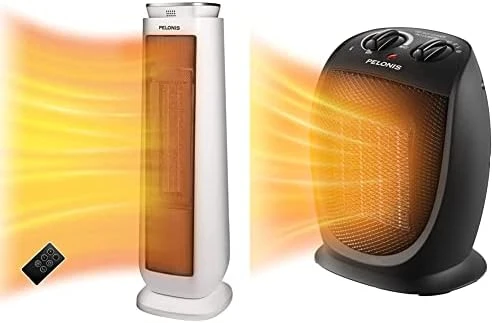 PELONIS PHTPU1501 Ceramic Tower 1500W Indoor Space Heater With Oscillation, Remote Control, Programmable Thermostat & 8H Timer, ECO Mode, Tip-Over Switch & Overheating Protection, White 6 PELONIS PHTPU1501 Ceramic Tower 1500W Indoor Space Heater With Oscillation, Remote Control, Programmable Thermostat & 8H Timer, ECO Mode, Tip-Over Switch & Overheating Protection, White - Image 4