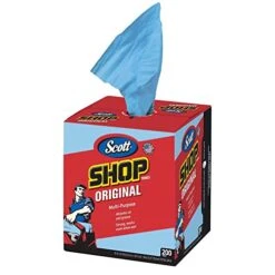 Household Cleaning Supply Store 10 Scott Blue Shop Towels In A Box - 200 Sheets