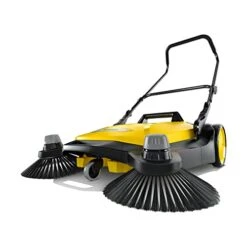 Karcher Kärcher - S 6 Twin Walk-Behind Outdoor Hand Push Floor Sweeper - 10 Gallon Capacity - 33.9" Sweeping Width - Sweeps Up To 32,300 Square Feet/Hour