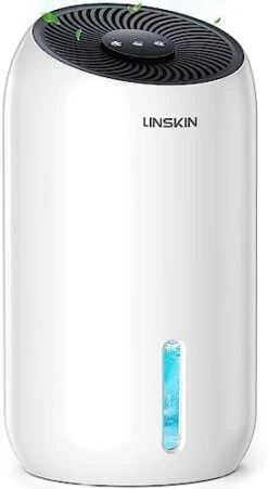 Mylinskin 720 Sq. Ft. Dehumidifier For Home And Bedroom, 57oz(1700ml) Quiet Dehumidifiers With Drain Hose, 2 Working Modes, Auto Shut Off - Smart Compact Dehumidifier For Bathroom, Basement, Closet, RV And More -Household Cleaning Supply Store 41M4qAX5rL. AC