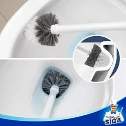 MR.SIGA Premium Toilet Bowl Brush Replacement Head, 2 Pack -Household Cleaning Supply Store 41MvKbBSXAL