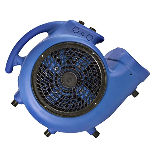 Comfort Zone CZBC121T 1/2HP High Velocity Air Mover, 3-Speeds, Timer, Adjustable Angles, Blue 4 Comfort Zone CZBC121T 1/2HP High Velocity Air Mover, 3-Speeds, Timer, Adjustable Angles, Blue - Image 2