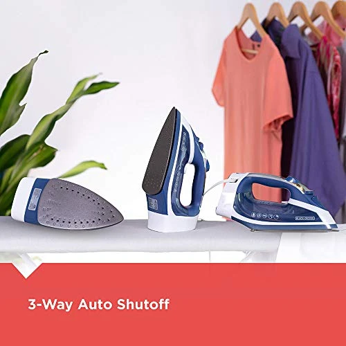 Black & Decker BLACK+DECKER Cord Reel Iron With Nonstick Soleplate, ICR16X 8 Black & Decker BLACK+DECKER Cord Reel Iron With Nonstick Soleplate, ICR16X - Image 6