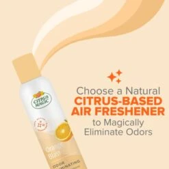 Citrus Magic Natural Odor Eliminator Air Freshener Spray For Home, Orange Blast, 3-Ounce, Pack Of 3 -Household Cleaning Supply Store 41O89hEu9hL