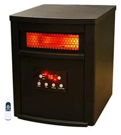 LifeSmart LifePro 1500W Portable Electric Infrared Quartz Indoor Space Heater With 6 Adjustable Heating Elements And Remote Control, Black 9 LifeSmart LifePro 1500W Portable Electric Infrared Quartz Indoor Space Heater With 6 Adjustable Heating Elements And Remote Control, Black -Household Cleaning Supply Store 41OItwr83nL