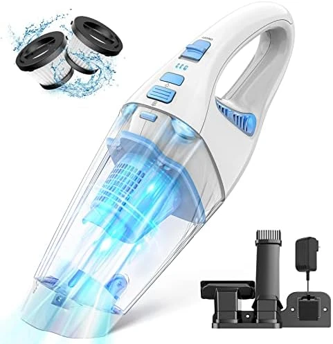FUOAYOC Handheld Vacuum Cordless, Mini Car Hand Held Vacuum With Powerful Suction, Portable Hand Vacuum Rechargeable With LED Light For Pet Hair Keyboard Dust Office And Home Cleaning 10 FUOAYOC Handheld Vacuum Cordless, Mini Car Hand Held Vacuum With Powerful Suction, Portable Hand Vacuum Rechargeable With LED Light For Pet Hair Keyboard Dust Office And Home Cleaning - Image 8