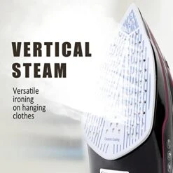 Carniway Steam Iron For Clothes, Professional Grade 1800W Rapid Even Heat, Lightweight Portable Steam-Dry & Steam Iron - Best For Travel – Self Clean, 300ml Water Tank, Non-Stick Ceramic Soleplate Home Steam Iron -Household Cleaning Supply Store 41Og29XNWDL