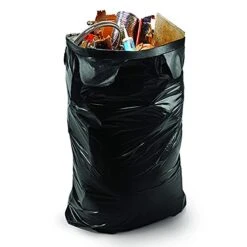 Iron-Hold - 1416608 Contractor Trash Bags - 45 Gallon, 3 Mil - Heavy Duty Industrial Strength, 18ct -Household Cleaning Supply Store 41Oy262rbjL