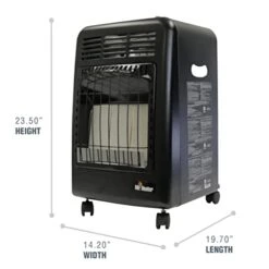 Mr. Heater MH18CH Radiant Cabinet LP Heater,Black 11 Mr. Heater MH18CH Radiant Cabinet LP Heater,Black -Household Cleaning Supply Store 41PO9zsjEXL
