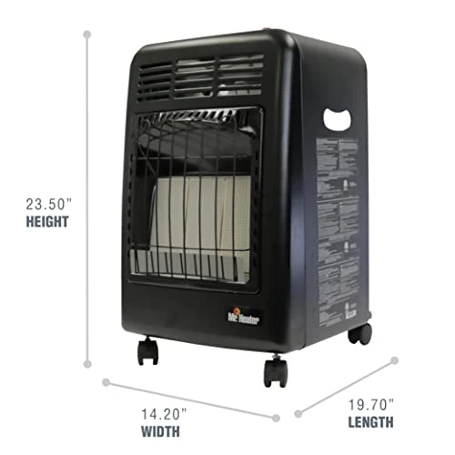 Mr. Heater MH18CH Radiant Cabinet LP Heater,Black 6 Mr. Heater MH18CH Radiant Cabinet LP Heater,Black - Image 4