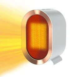 FrSara Space Heater, Space Heaters For Indoor Use 1200W Two-Speed Adjustment, Ceramic Heating, Anti-Dumping, Anti-Overheating, Double Protection, No Odor, Safe And Environmentally Friendly