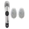 OXO Steel Soap Dispensing Dish Brush With 2 Dish Brush Refills