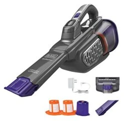 Beyond By BLACK+DECKER 20V MAX Handheld Vacuum For Pets, Advanced Clean (HHVK515JP07APB) , Gray