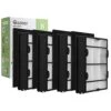 Gazeer True HEPA Filter B (4 Pack) + Carbon Pre Filter(4 Pack) Compatible With Holmes HAPF600 HAPF600D HAPF600D-U2,Replacement Holmes HEPA Air Filter -Household Cleaning Supply Store 41UaugVdECL