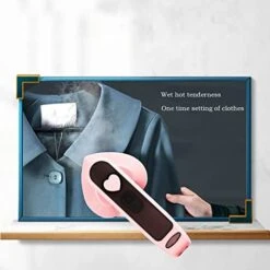 Fiudx New Mini Handheld Garment Steamer For Clothes,Handheld Steam Iron Clothing Wrinkles Remover Travel Garment Steamer