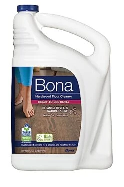 Bona Hardwood Floor Cleaner Refill - 128 Fl Oz - Residue-Free Floor Cleaning Solution For Bona Spray Mop And Spray Bottle Refill - For Wood Floors