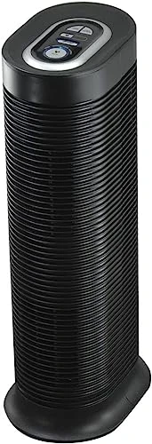 Honeywell AllergenPlus HEPA Tower Air Purifier, Allergen Reducer For Medium-Large Rooms (170 Sq Ft), Black - Wildfire/Smoke, Pollen, Pet Dander, And Dust Air Purifier, HPA160