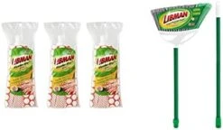 Libman Wonder Mop Head Replacement | Absorbent Microfiber | Self Wringing Mop | Best Mop Refill | Machine Washable | Multi-Surface Floor Mop | 3 Replacement Pads,Red & White -Household Cleaning Supply Store 41XZ3ItBobL. AC