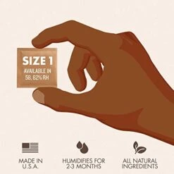 Boveda 62% Two-Way Humidity Control Packs For Storing 1/8 Oz – Size 1 – 20 Pack – Moisture Absorbers For Small Storage Containers – Humidifier Packs – Hydration Packets In Resealable Bag -Household Cleaning Supply Store 41XqYFeVUZL