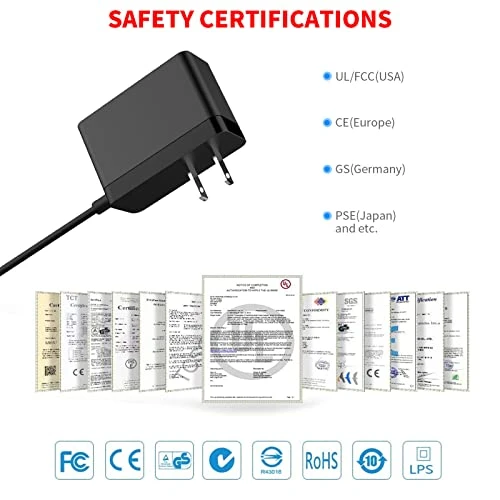 MEROM Charger For Shark Vacuums V2945Z / V2950 Carpet Sweeper Replacement Shark XA2950 YLS0041-T110025 Power Supply 6 MEROM Charger For Shark Vacuums V2945Z / V2950 Carpet Sweeper Replacement Shark XA2950 YLS0041-T110025 Power Supply - Image 4