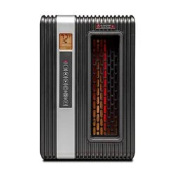 GreenTech Environmental PureHeat 2-in-1 Space Heater & Air Purifier - Air Cleaner For Home, Office Desk, Bedroom, Bathroom More - Safe Heating And Simple To Use - Includes Remote