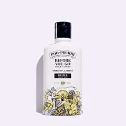 Poo-Pourri Before-You-Go Toilet Spray, Lavender Vanilla, Refill Bottle 16 Fl Oz - Lavender, Vanilla And Citrus -Household Cleaning Supply Store 41Z uL9jz6L. AC