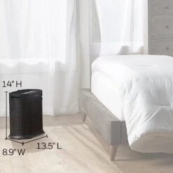 Honeywell HPA100 HEPA Air Purifier For Medium Rooms - Microscopic Airborne Allergen+ Reducer, Cleans Up To 750 Sq Ft In 1 Hour - Wildfire/Smoke, Pollen, Pet Dander, And Dust Air Purifier – Black -Household Cleaning Supply Store 41ZGZ4v7FFL