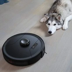 BObsweep PetHair SLAM Robot Vacuum Cleaner, Battery-Powered Cordless Vacuum, Smart Floor Cleaner, 13” L X 13” W X 4” H, Jet 10 BObsweep PetHair SLAM Robot Vacuum Cleaner, Battery-Powered Cordless Vacuum, Smart Floor Cleaner, 13” L X 13” W X 4” H, Jet -Household Cleaning Supply Store 41aF10EE08L