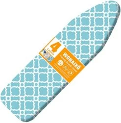 Ironing Board Cover And Pad, Standard Size 15" X 54" Iron Board Replacement Cover, 4 Layers Extra Thick Iron Board Cover Resist Scorching And Staining With Elastic Edge And 2 Fastener Straps -Household Cleaning Supply Store 41aImtVwd4L. AC
