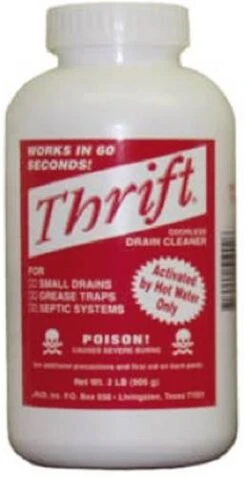 Thrift Marketing Inc Ty-0400879 Thrift Drain Cleaner 2 Lb -Pack Of 3